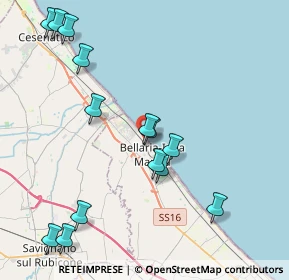 Mappa Via Ragusa, 47814 Bellaria-Igea Marina RN, Italia (4.69714)