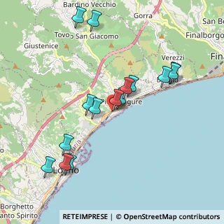 Mappa Via Andrea Basadonne, 17027 Pietra Ligure SV, Italia (2.00867)