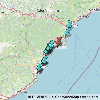 Mappa Via Andrea Basadonne, 17027 Pietra Ligure SV, Italia (9.469)