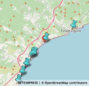 Mappa Piazza Castellino, 17027 Pietra Ligure SV, Italia (5.22833)