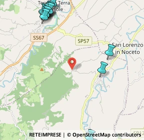 Mappa Via S. Cristoforo, 47016 Predappio FC, Italia (3.4965)