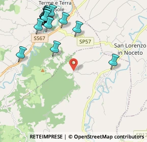 Mappa Via S. Cristoforo, 47016 Predappio FC, Italia (2.7585)