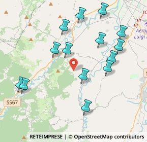 Mappa Via S. Cristoforo, 47016 Predappio FC, Italia (4.34)