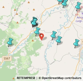 Mappa Via S. Cristoforo, 47016 Predappio FC, Italia (6.2635)