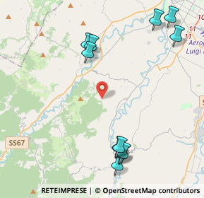 Mappa Via S. Cristoforo, 47016 Predappio FC, Italia (5.19273)