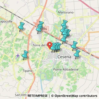 Mappa Via Carlo Cattaneo, 47023 Cesena FC, Italia (1.67786)