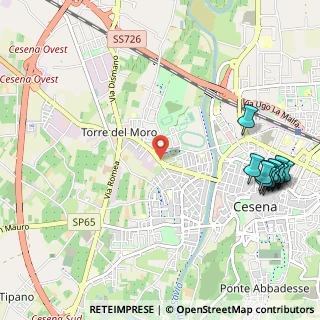 Mappa Via Carlo Cattaneo, 47023 Cesena FC, Italia (1.48167)