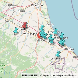 Mappa Via Carlo Cattaneo, 47023 Cesena FC, Italia (13.49929)