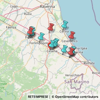Mappa Via Carlo Cattaneo, 47023 Cesena FC, Italia (12.76824)