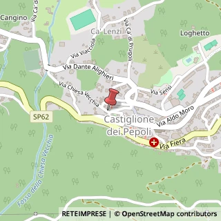Mappa Via Chiesa Vecchia, 22, 40035 Castiglione dei Pepoli, Bologna (Emilia Romagna)