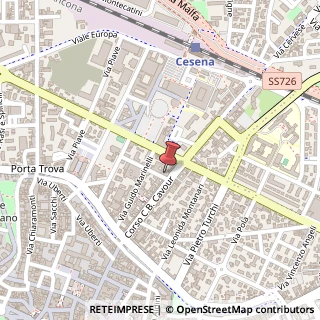 Mappa Via Renato Serra, 2, 47521 Cesena, Forlì-Cesena (Emilia Romagna)