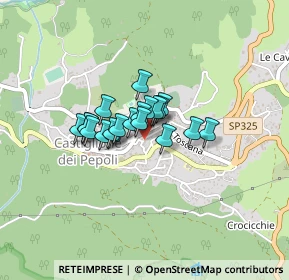 Mappa Via IV Novembre, 40035 Castiglione dei Pepoli BO, Italia (0.248)