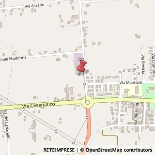 Mappa Strada Comunale Assano, 225, 47521 Cesena, Forlì-Cesena (Emilia Romagna)