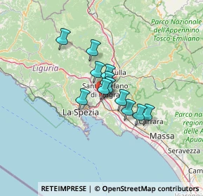 Mappa A15, 19020 Vezzano Ligure SP, Italia (8.23167)