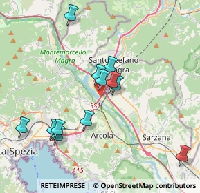 Mappa A15, 19020 Vezzano Ligure SP, Italia (4.59786)