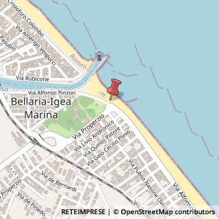 Mappa Via Alfonso Pinzon, 47814 Igea Marina RN, Italia, 47814 Bellaria-Igea Marina, Rimini (Emilia Romagna)