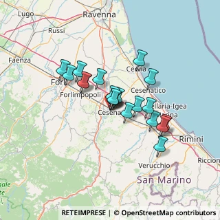 Mappa Via Natale dell'Amore, 47023 Cesena FC, Italia (10.3675)