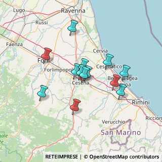 Mappa Piazza Giaele Franchini Angeloni, 47023 Cesena FC, Italia (11.09923)