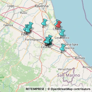 Mappa Via Natale dell'Amore, 47023 Cesena FC, Italia (10.17)