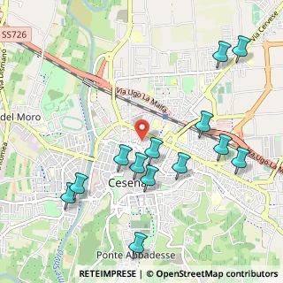 Mappa Piazza Giaele Franchini Angeloni, 47023 Cesena FC, Italia (1.17615)