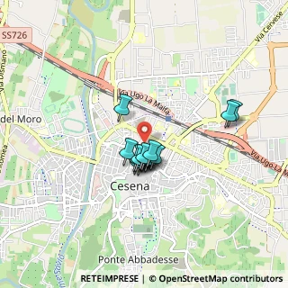 Mappa Via Natale dell'Amore, 47023 Cesena FC, Italia (0.57214)