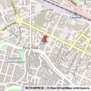 Mappa Piazza Giaele Franchini Angeloni, 70, 47023 Cesena, Forlì-Cesena (Emilia Romagna)