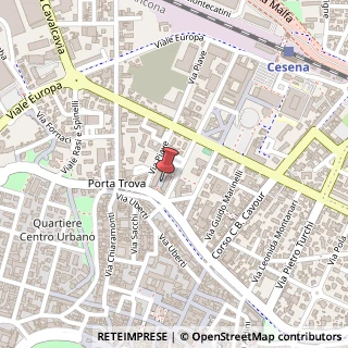 Mappa Via Trento, 19, 47521 Cesena, Forlì-Cesena (Emilia Romagna)