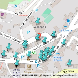 Mappa Via Aldo Moro, 40035 Castiglione dei Pepoli BO, Italia (0.07308)