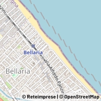 Karte Bellaria-Igea Marina