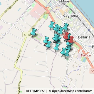 Mappa Via S. Giuseppe, 47814 Bellaria-Igea Marina RN, Italia (0.725)