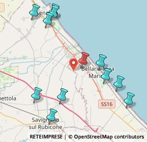 Mappa Via S. Giuseppe, 47814 Bellaria-Igea Marina RN, Italia (4.955)