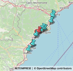 Mappa Via Pinee, 17027 Pietra Ligure SV, Italia (9.46625)