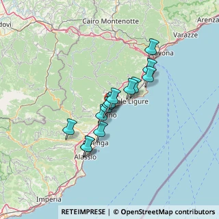 Mappa Via Pinee, 17027 Pietra Ligure SV, Italia (9.99286)