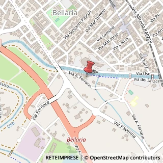 Mappa Via Arturo Ferrarin, 30, 47814 Bellaria-Igea Marina, Rimini (Emilia Romagna)