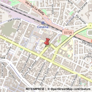 Mappa Corso c.b. cavour, 111, 47521 Cesena, Forlì-Cesena (Emilia Romagna)
