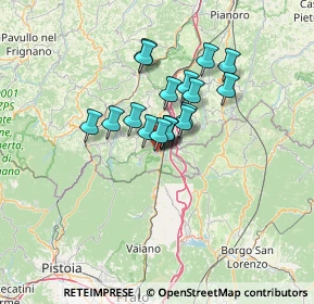 Mappa Via Umberto Nobili, 40035 Castiglione dei Pepoli BO, Italia (9.00111)
