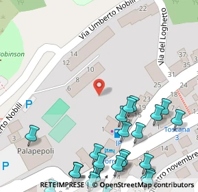 Mappa Via Umberto Nobili, 40035 Castiglione dei Pepoli BO, Italia (0.08889)