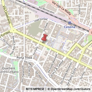 Mappa Via Giovanni Bovio, 308, 47521 Cesena, Forlì-Cesena (Emilia Romagna)