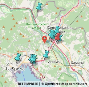Mappa 19020 Vezzano Ligure SP, Italia (3.39)