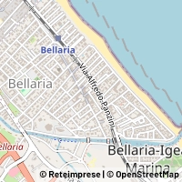 Hartă Bellaria-Igea Marina