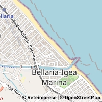 Karte Bellaria-Igea Marina