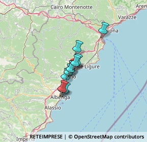 Mappa Via Cristoforo Accame, 17027 Pietra Ligure SV, Italia (7.43909)