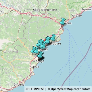 Mappa Via Cristoforo Accame, 17027 Pietra Ligure SV, Italia (9.01684)