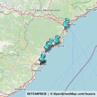Mappa Via Cristoforo Accame, 17027 Pietra Ligure SV, Italia (9.58182)