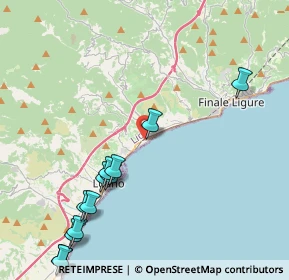 Mappa Via Ugo Foscolo, 17027 Pietra Ligure SV, Italia (5.26667)