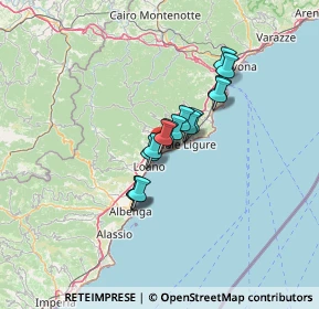 Mappa Via Ugo Foscolo, 17027 Pietra Ligure SV, Italia (8.498)