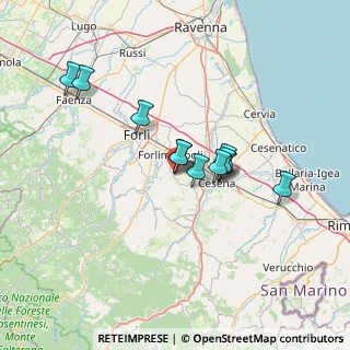 Mappa Via Salvador Allende, 47032 Bertinoro FC, Italia (11.25636)