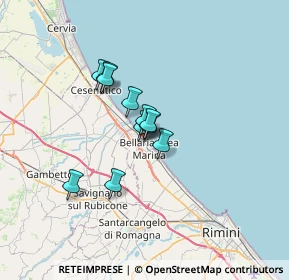 Mappa Via Leonardo da Vinci, 47814 Bellaria-Igea Marina RN, Italia (4.27)