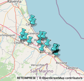 Mappa Via Leonardo da Vinci, 47814 Bellaria-Igea Marina RN, Italia (11.585)