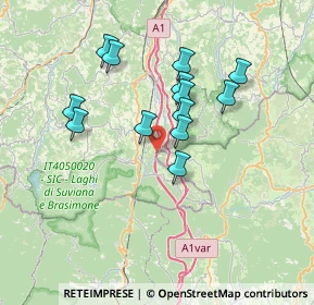 Mappa A1 var - Variante di Valico, 40035 Castiglione dei Pepoli BO, Italia (6.30308)